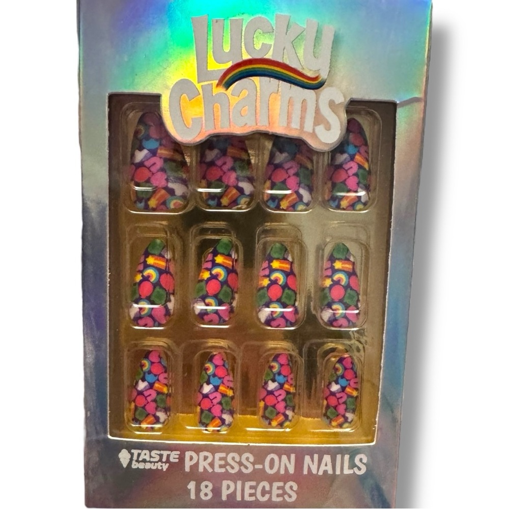 Taste Beauty Lucky Charms Press-On Nails - Multicolor